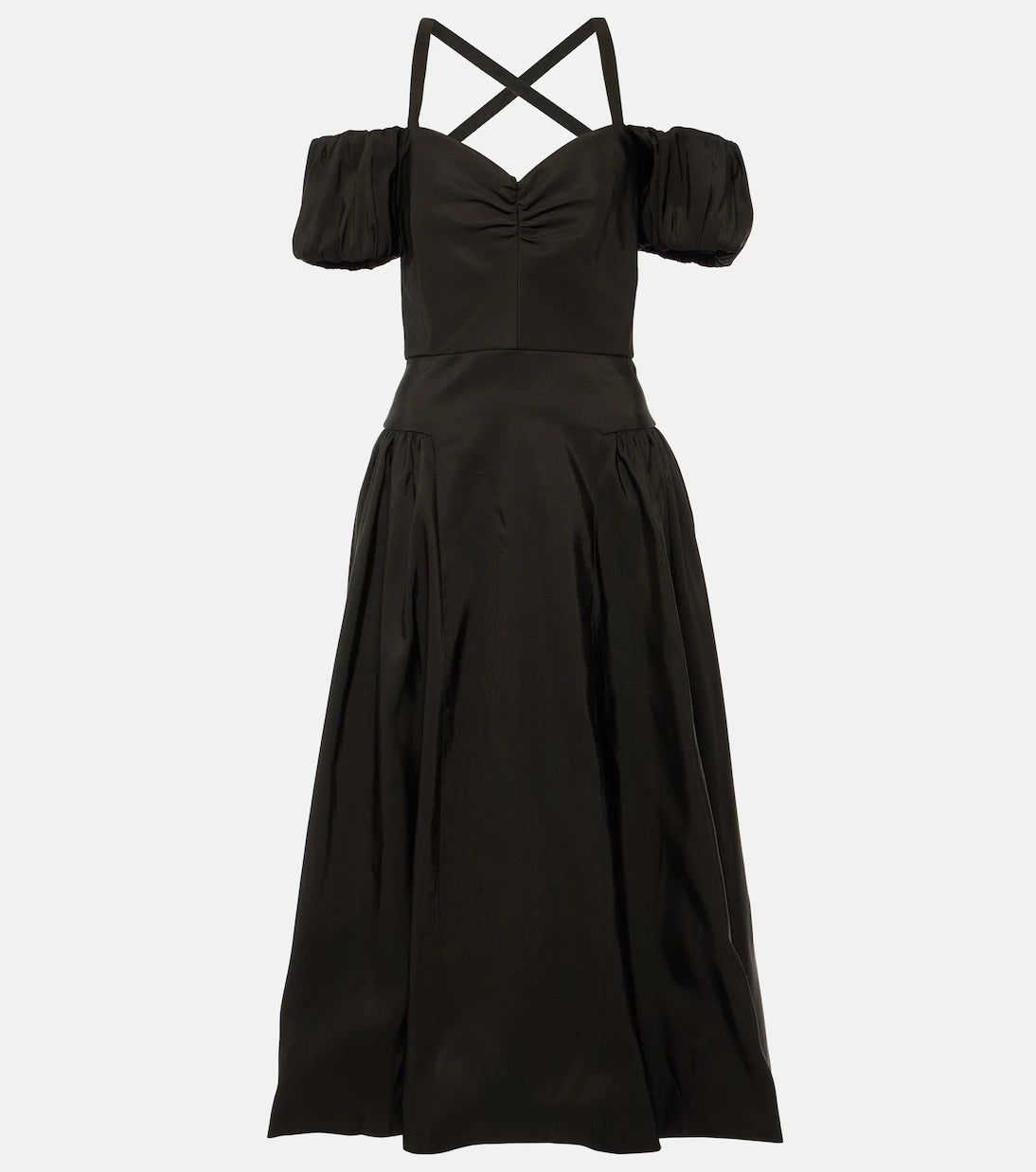 Markarian - Off-shoulder silk midi dress