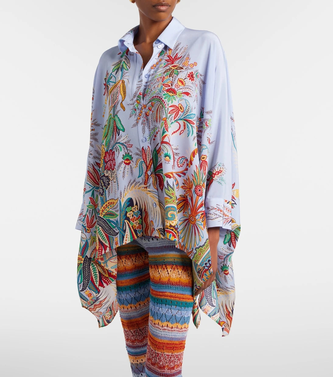 Etro - Floral silk blouse