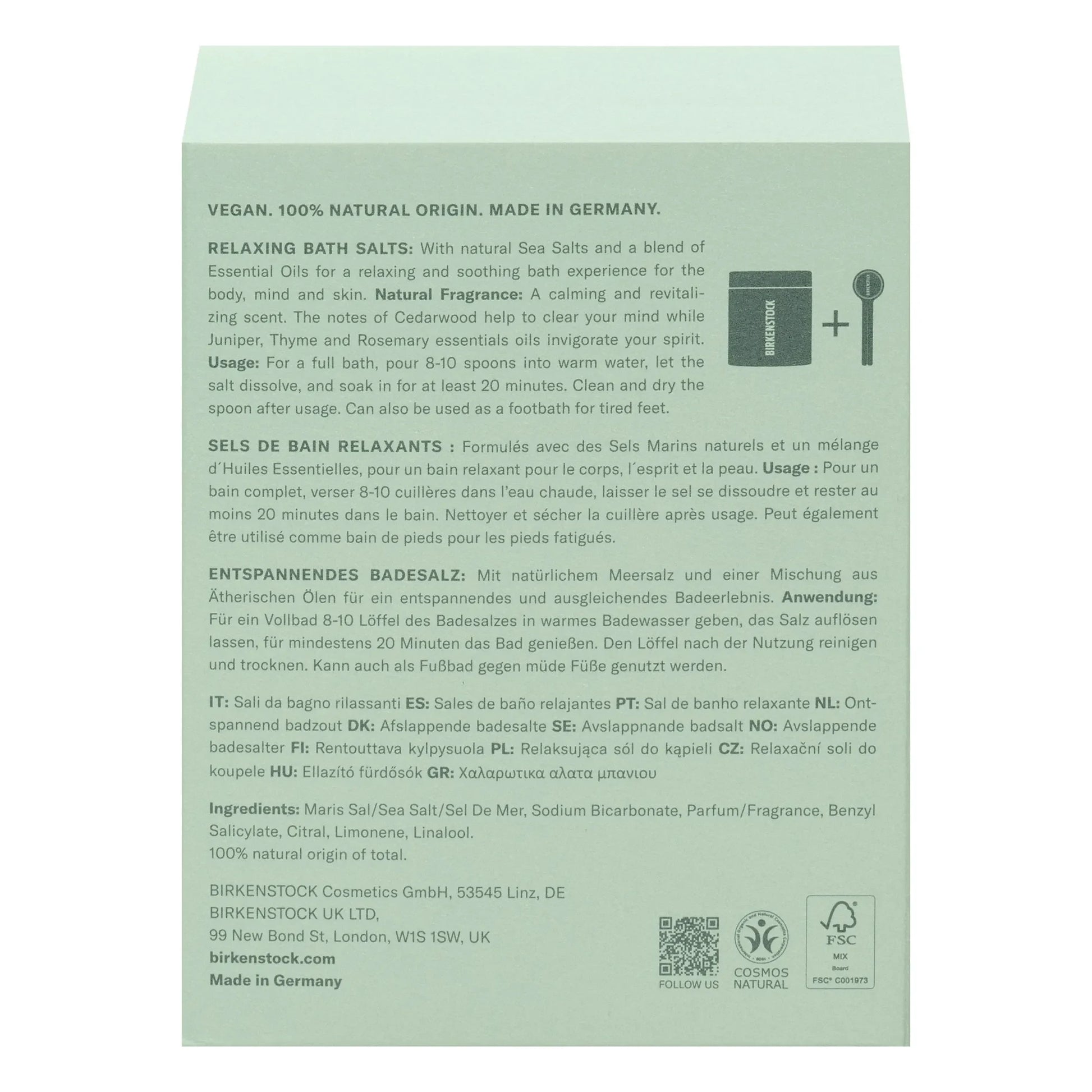 BIRKENSTOCK Care Essentials - Relaxing Bath Salts - 100g