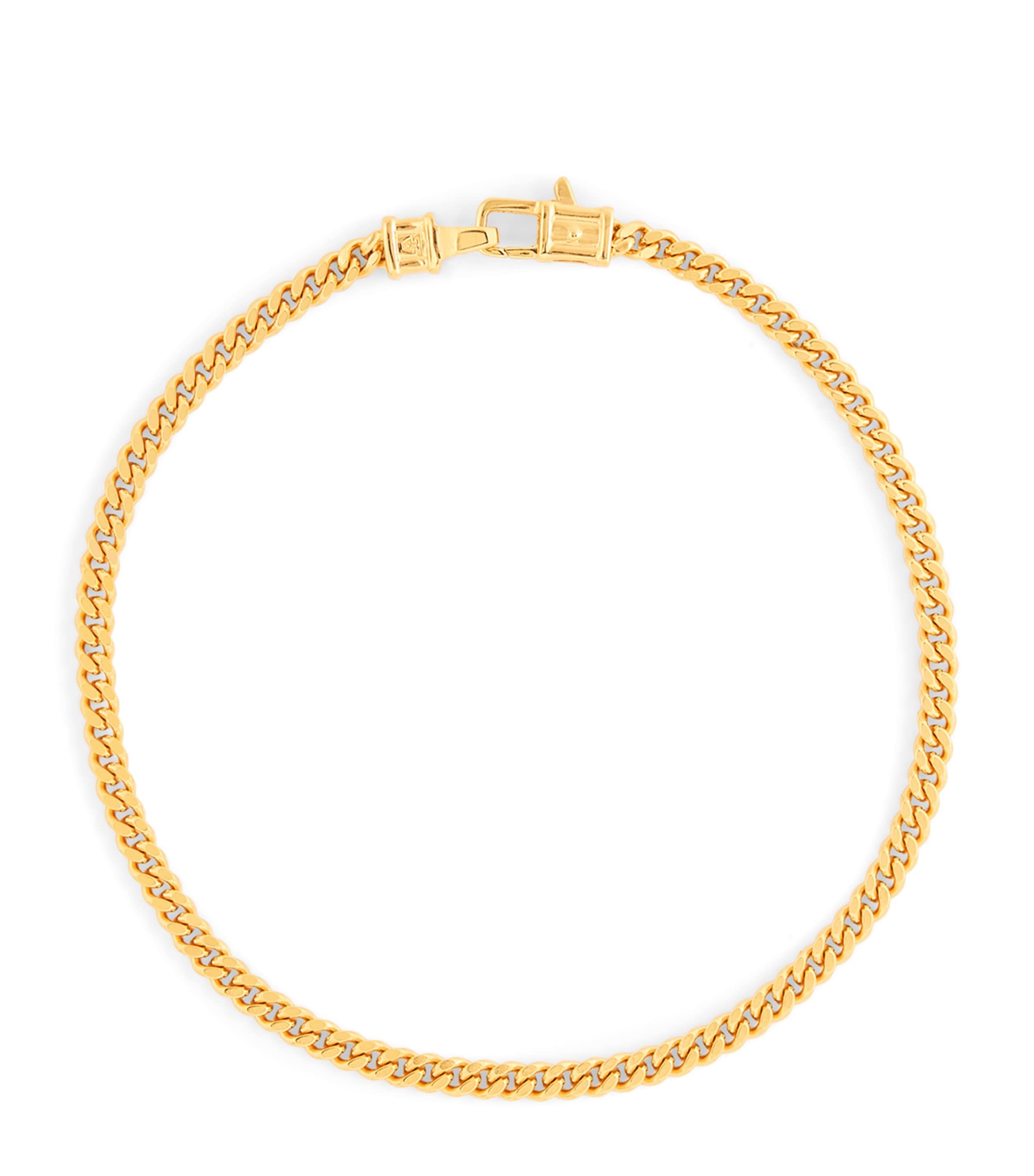 Medium Gold-Plated Curb Chain Bracelet