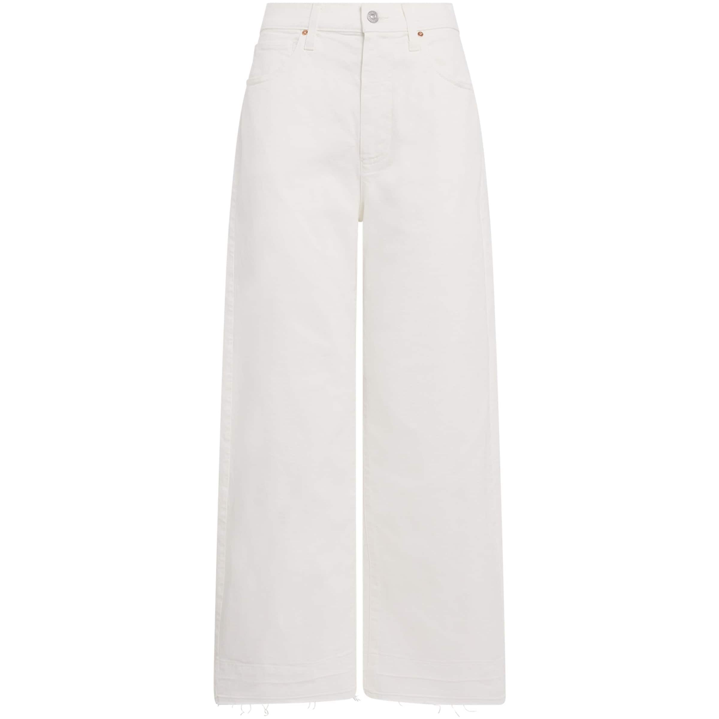 Ivory Arellia High-Rise Barre-Leg Jeans