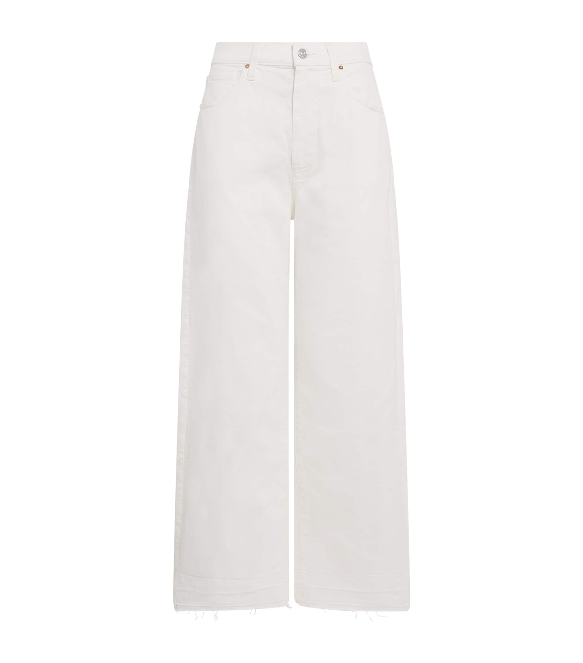 Ivory Arellia High-Rise Barre-Leg Jeans