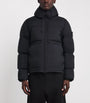 Black Ripstop Down Puffer Jacket