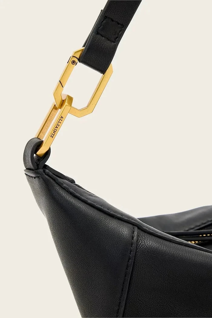 AllSaints чанта crossbody дамска от кожа