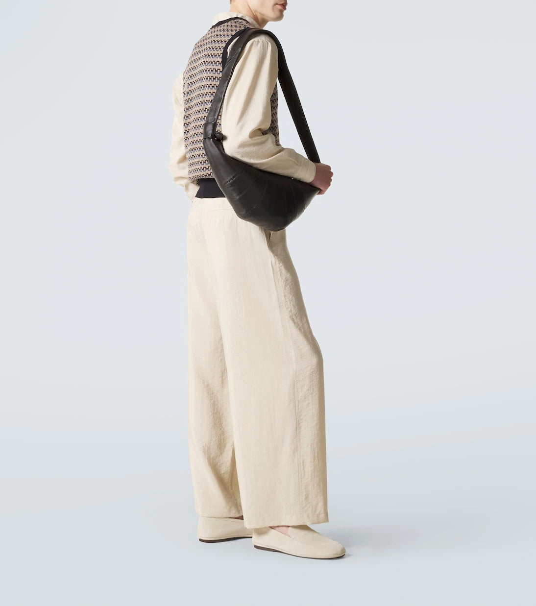 Lemaire - Croissant Medium leather shoulder bag
