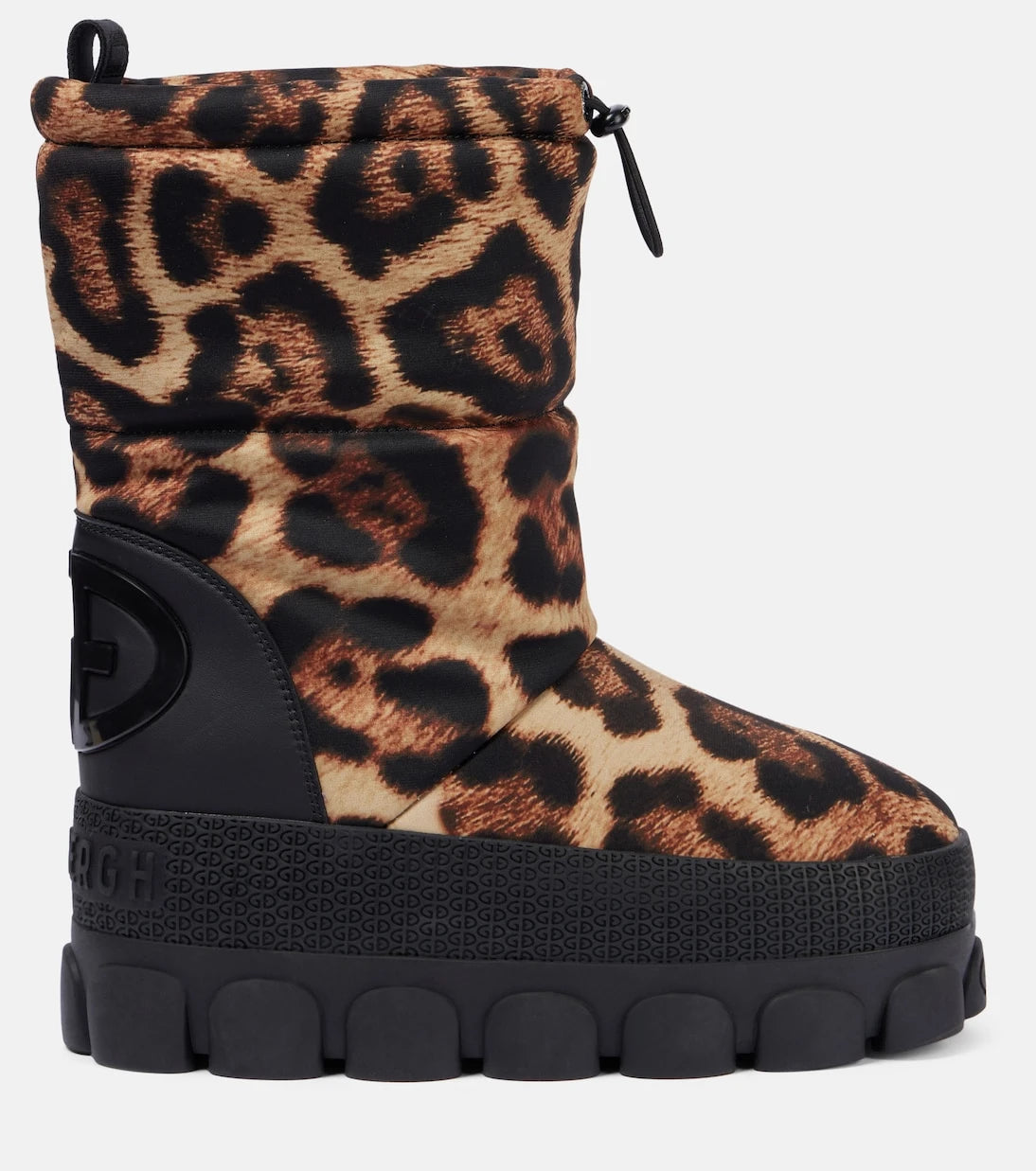 Goldbergh - Snowy leopard-print snow boots