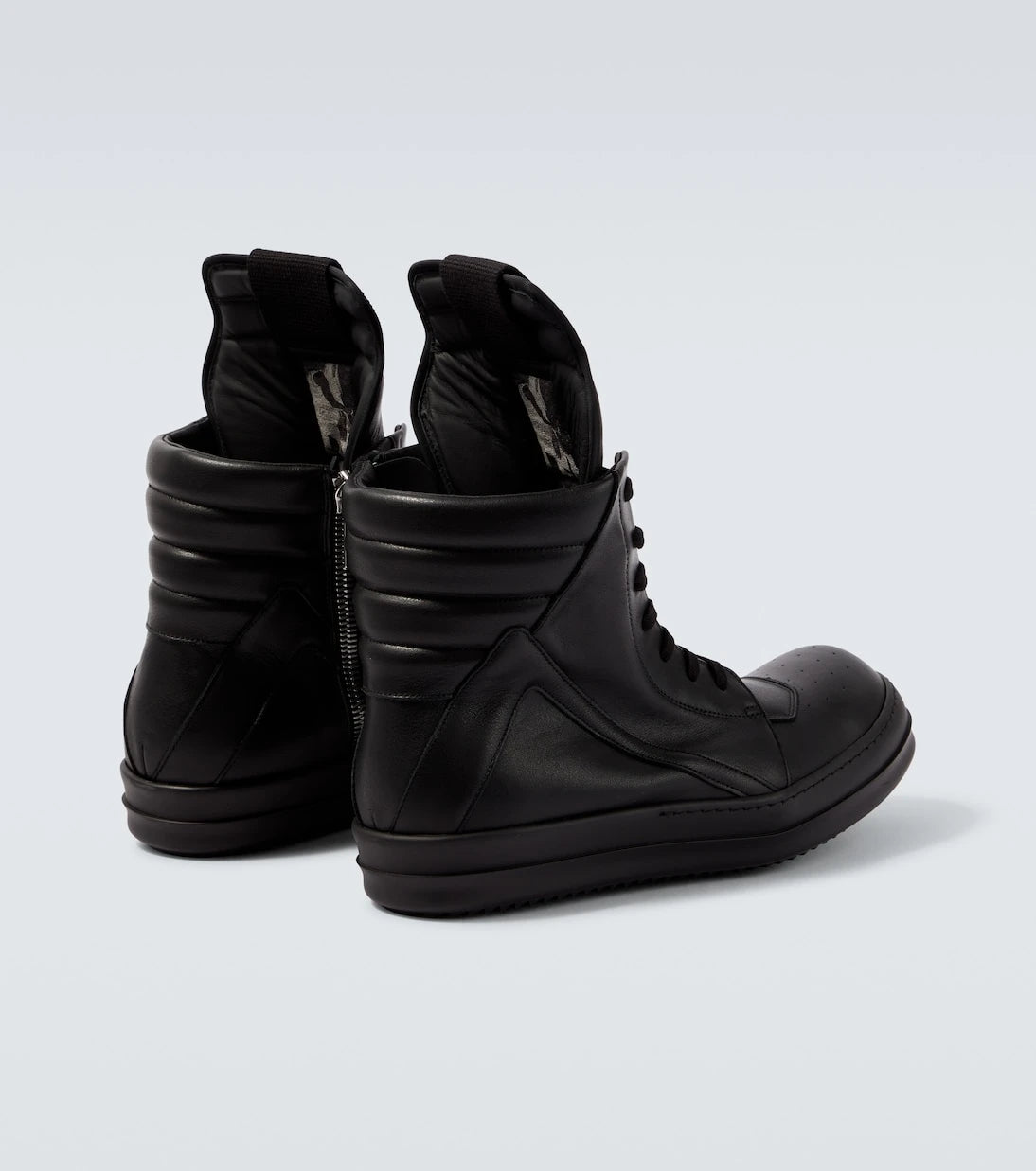 Rick Owens - Geobasket leather high-top sneakers
