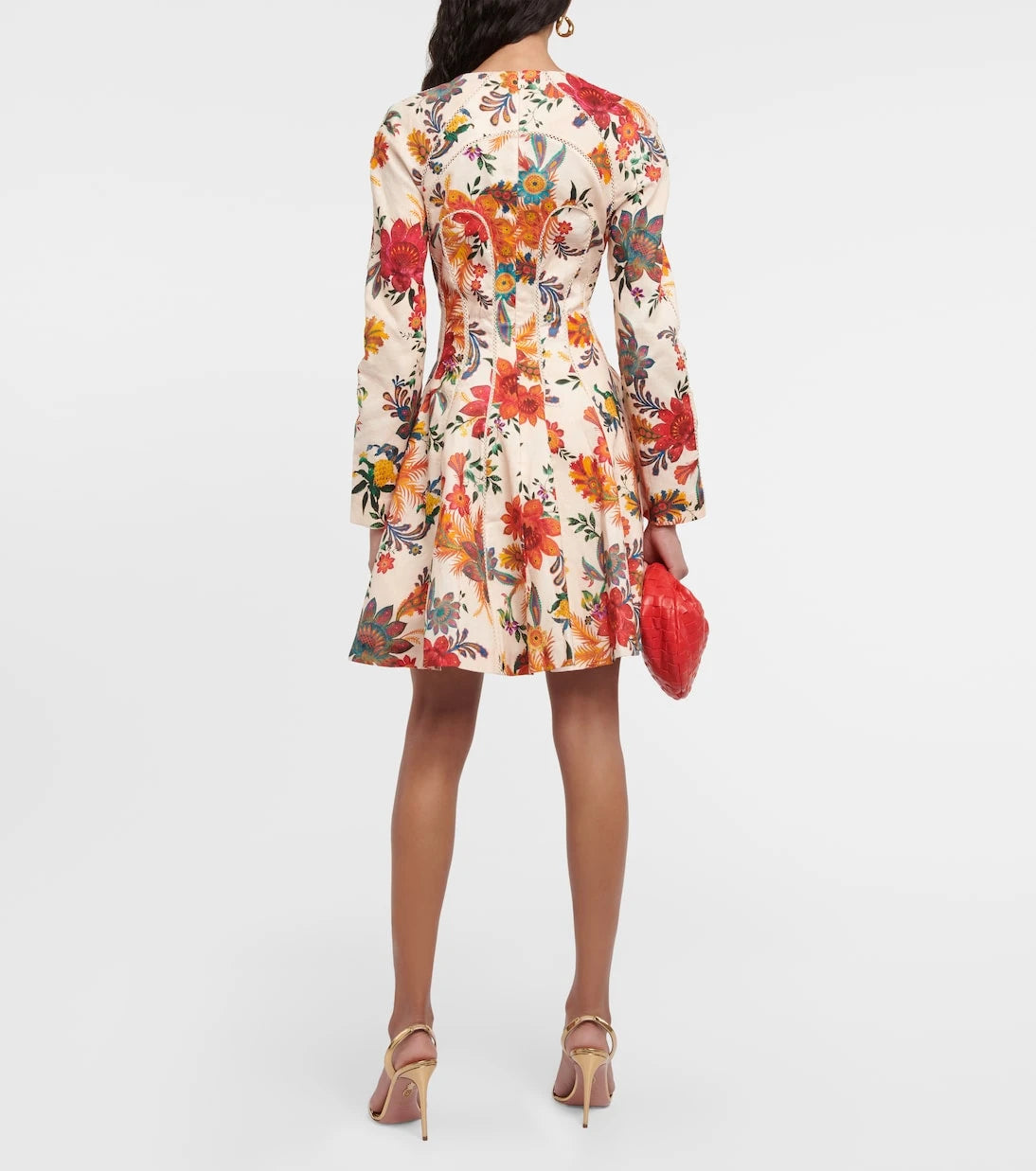 Zimmermann - Ginger floral linen minidress