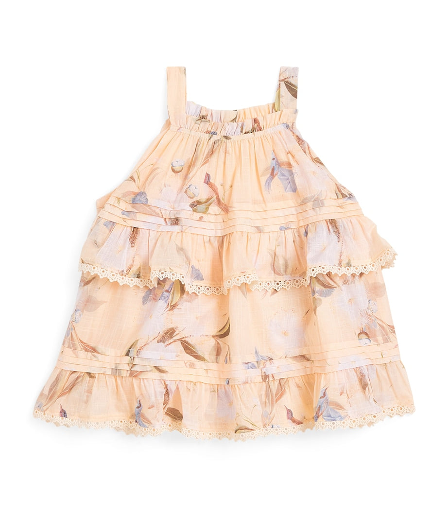 Cotton Crochet-Trim Cascadian Swing Top (2-12 Years)