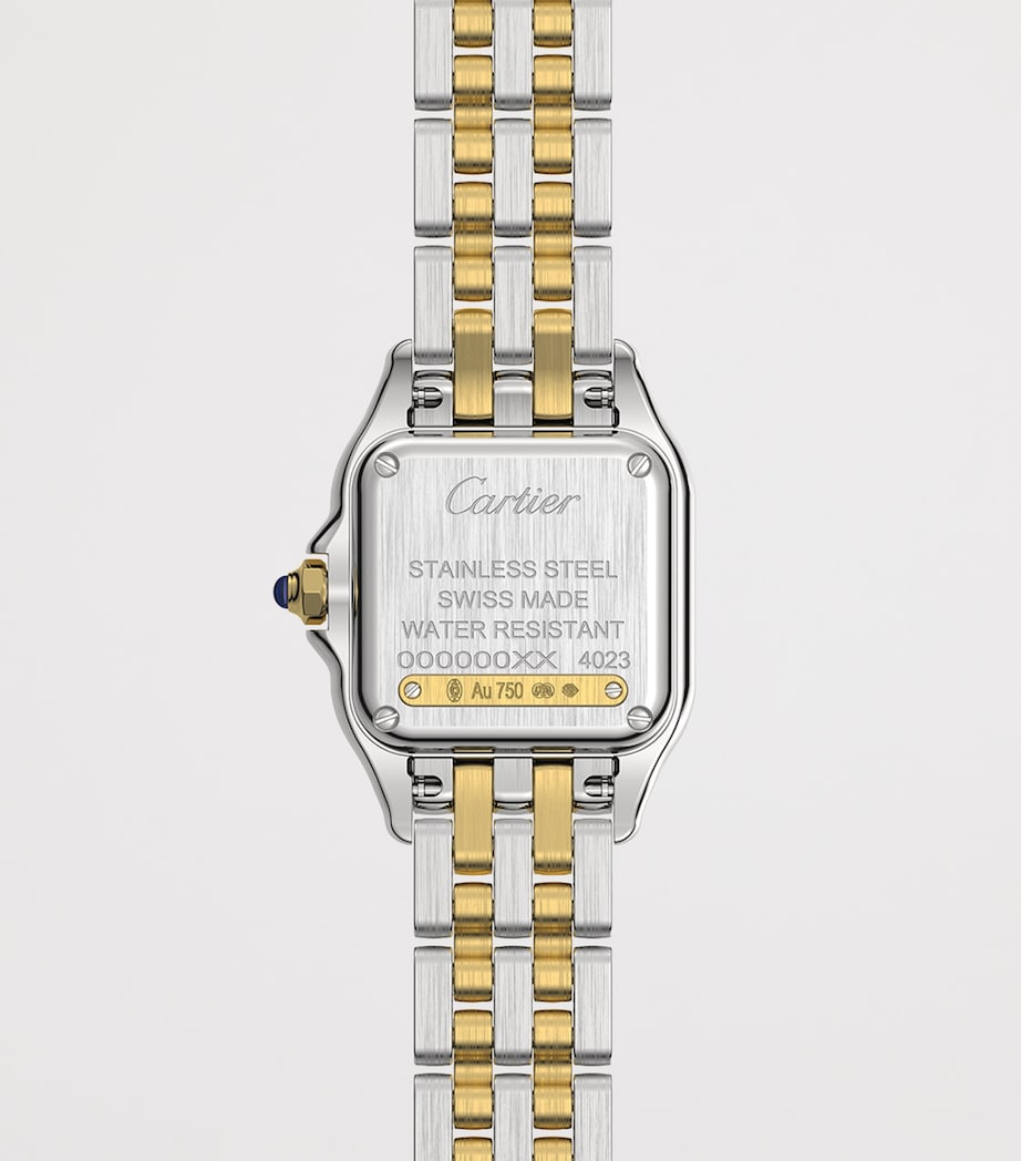 Small Yellow Gold and Stainless Steel Panthère de Cartier Watch 23mm