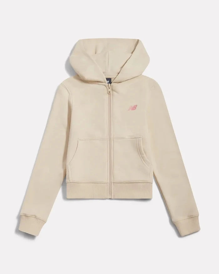 Çocuklar için pamuklu kapüşonlu New Balance sweatshirt