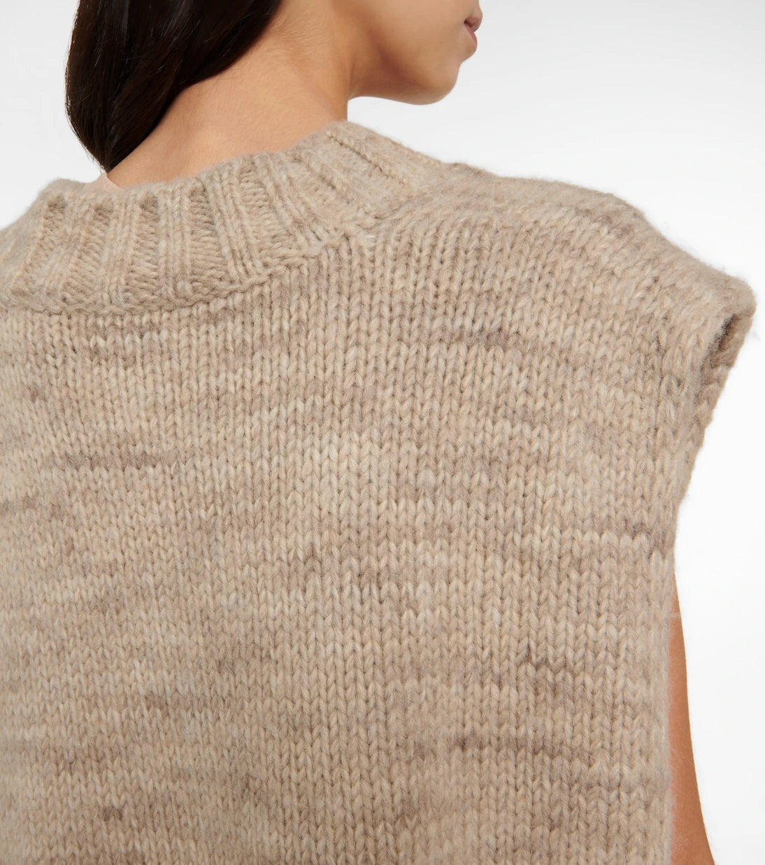Maison Margiela - Alpaca, cotton, and wool sweater vest