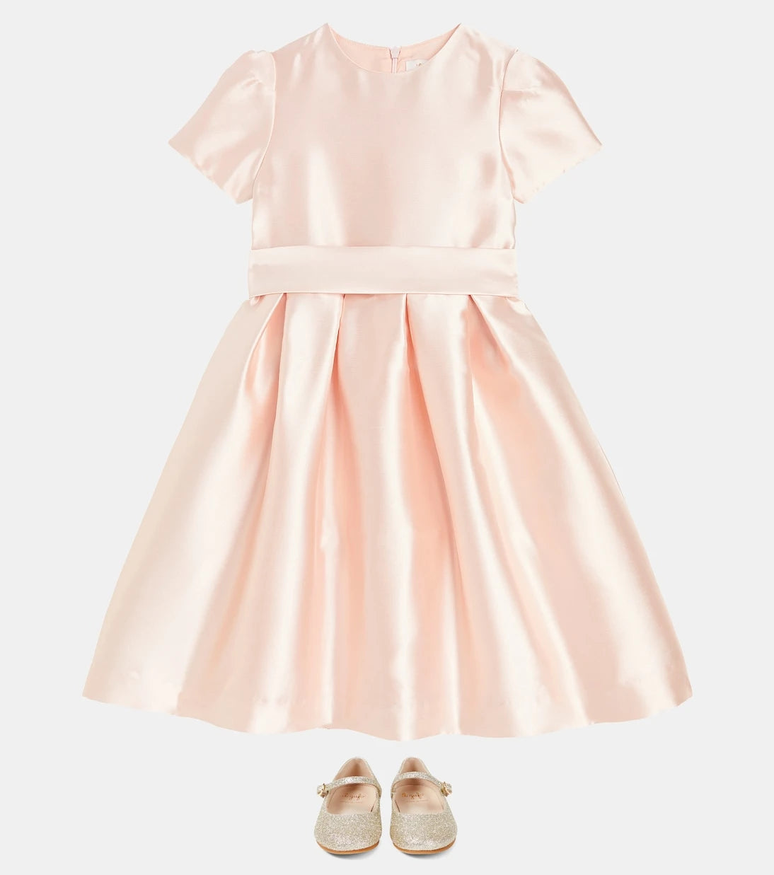 Il Gufo - Bow-detail satin dress