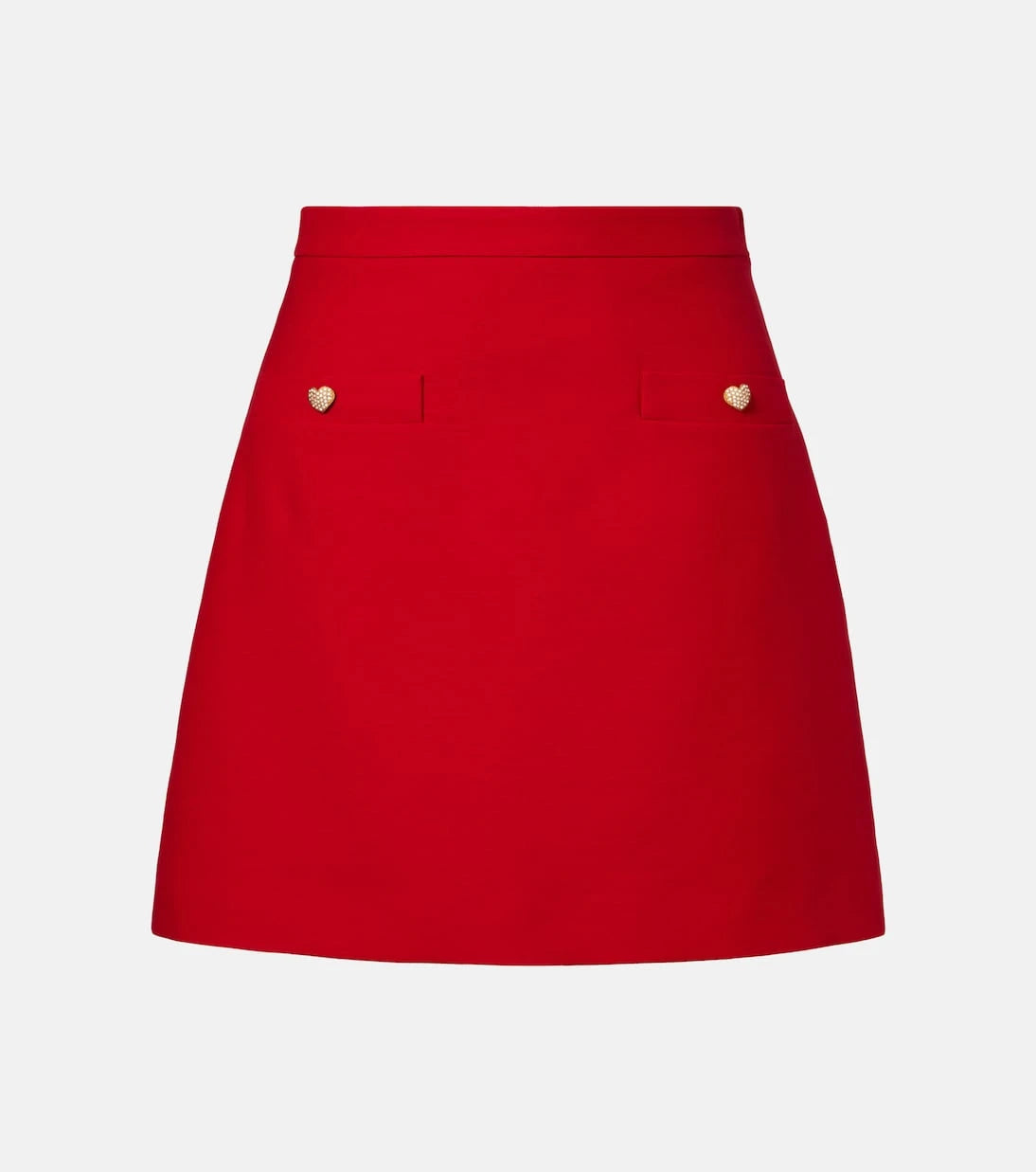 Valentino - Wool and silk Crepe Couture miniskirt