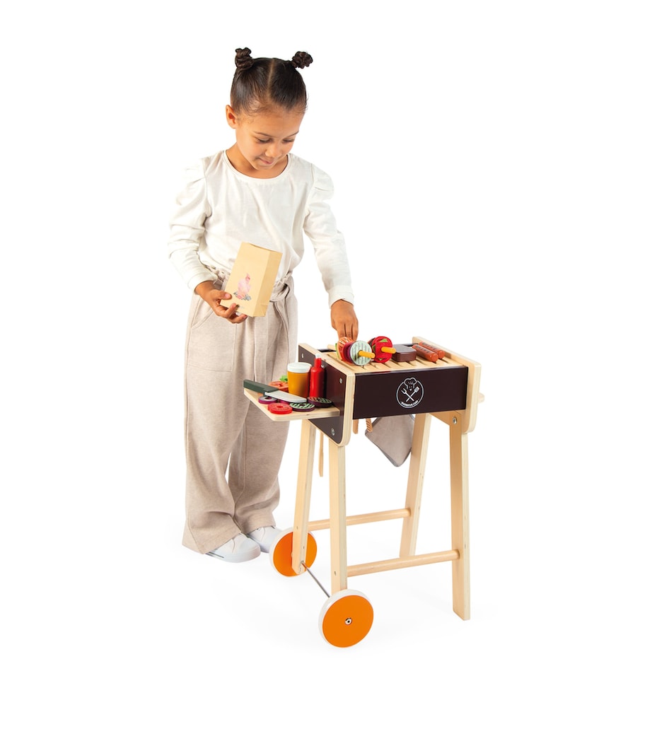 Wooden Barbeque Set