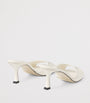 Jimmy Choo White Skye 70 Leather Mules