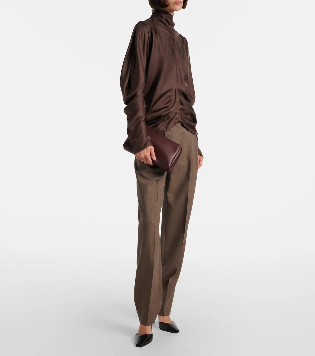 The Row - Leather clutch