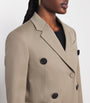 Tory Burch Grey Wool-Blend Blazer