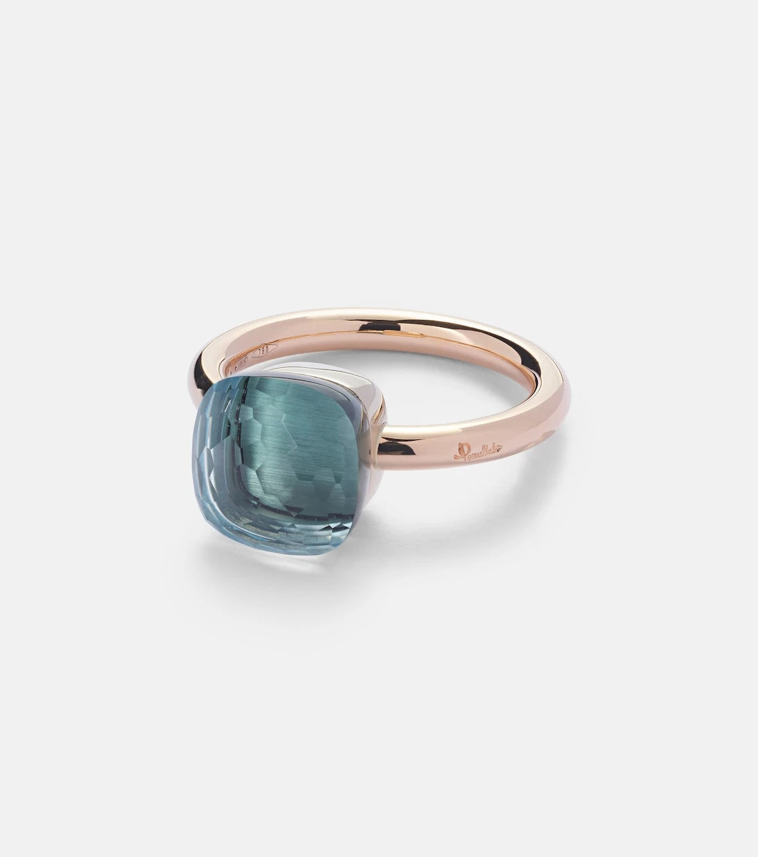 Pomellato - Nudo 18kt gold ring with topaz