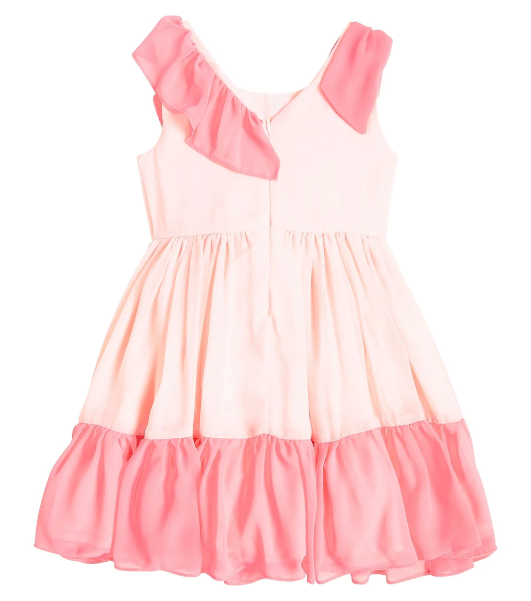 Patachou - Ruched chiffon dress