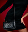 Christian Louboutin Red Paloma Alligator-Embossed Calfskin Clutch Bag