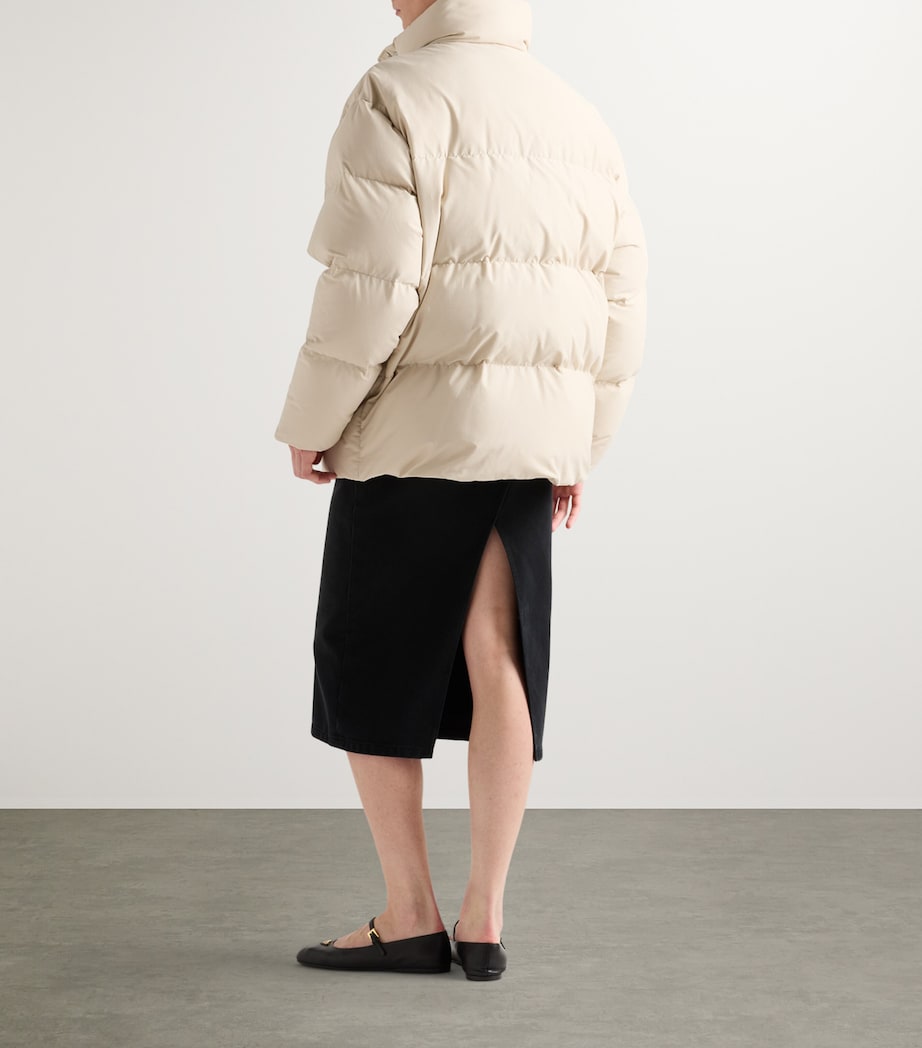 Neutral Down-Filled Puffer Jacket