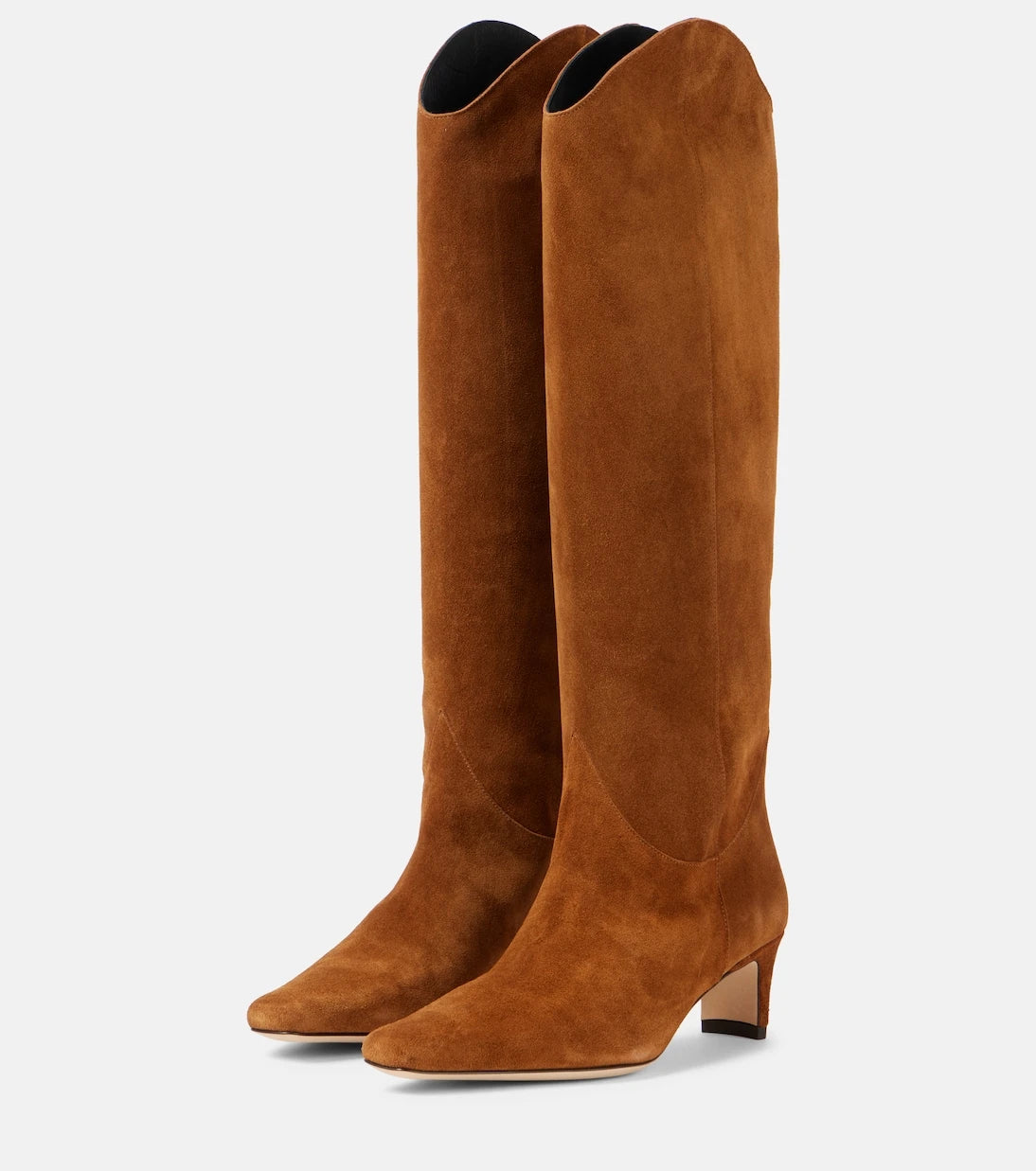 Staud - Western Wally 55 suede cowboy boots