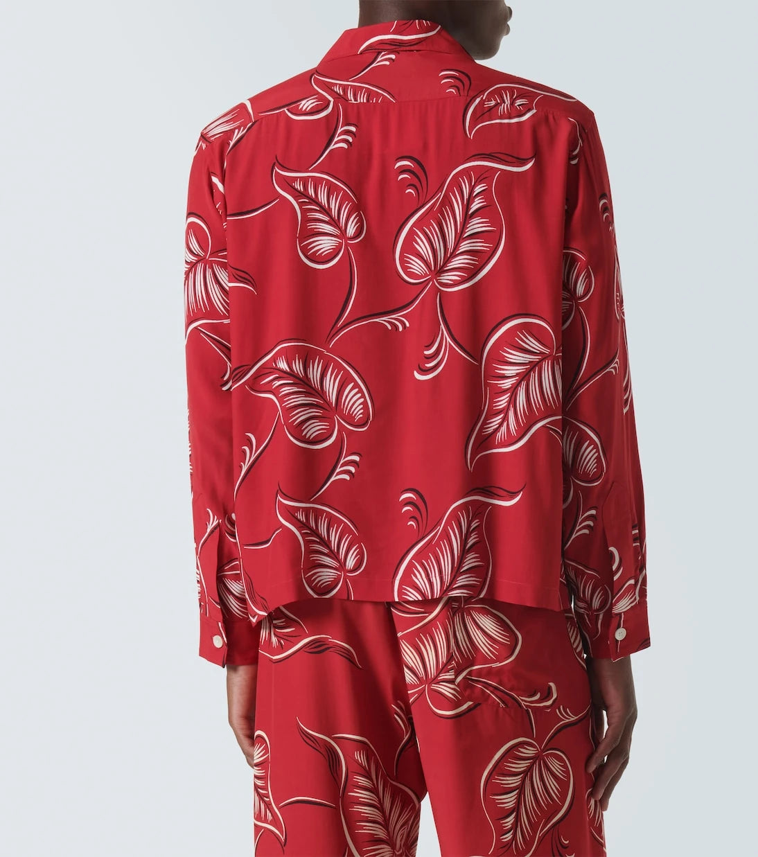 Bode - Creeping Begonia printed shirt