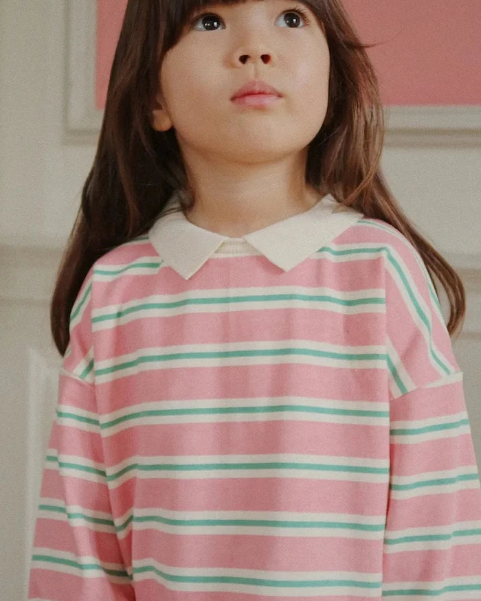 Konges Sløjd SPOTTY LS DRESS GOTS Pamuk Çocuk Elbisesi