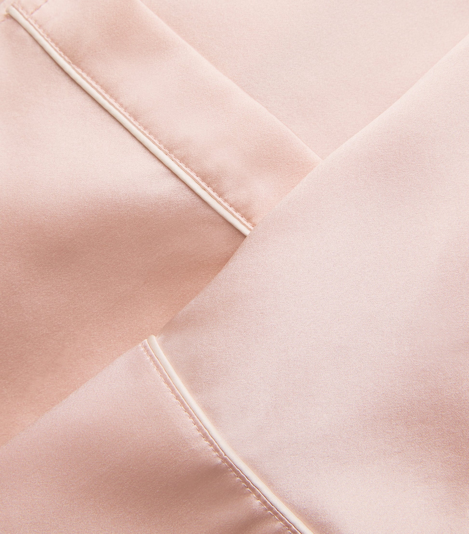 Pink Silk Short Robe