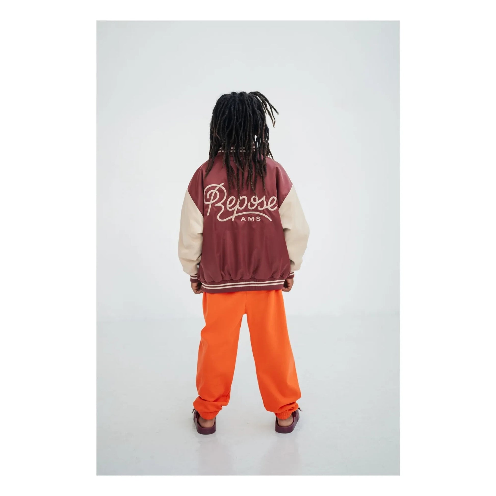 Repose AMS - Jogger Cordon R Organic Cotton | Orange