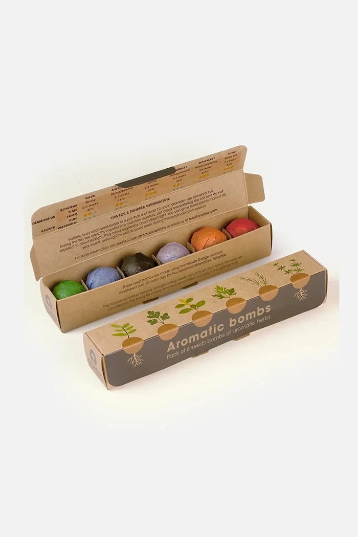 RESETEA Herb Bombs Bitki Yetiştirme Seti 19,5 x 3,3 x 3,3 cm
