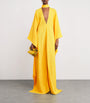 Yellow Cady OOO Kaftan Maxi Dress