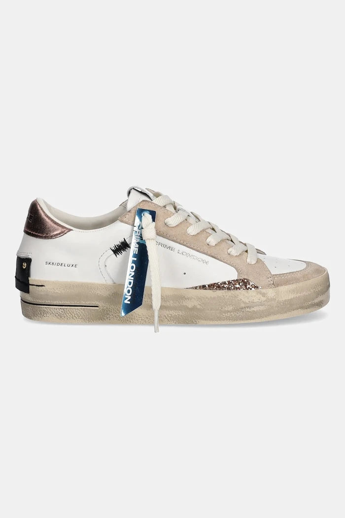 Кожени маратонки Crime London SK8 DELUXE