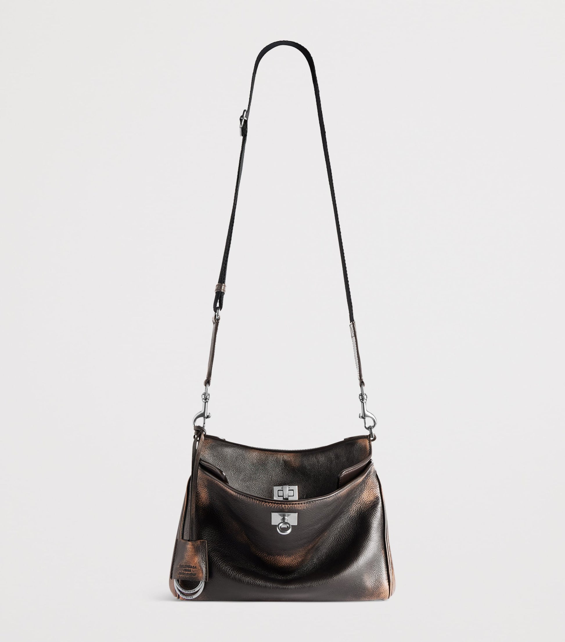 Balenciaga Beige Small Calfskin Rodeo Shoulder Bag