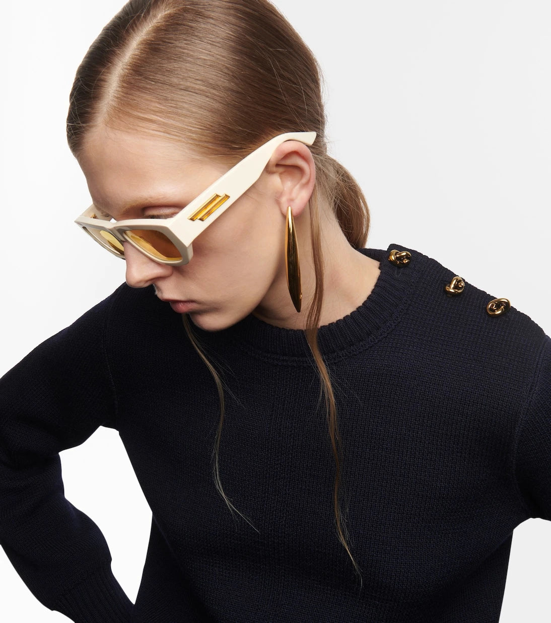 Bottega Veneta - Rectangular sunglasses