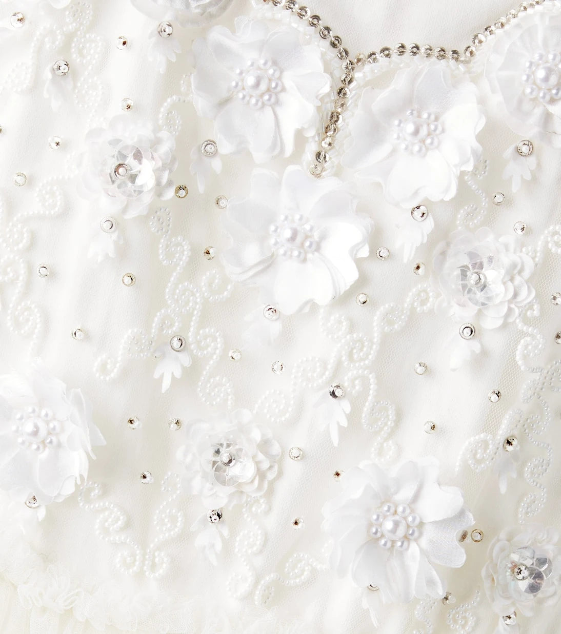 Tutu Du Monde - White Lotus sequined tulle dress