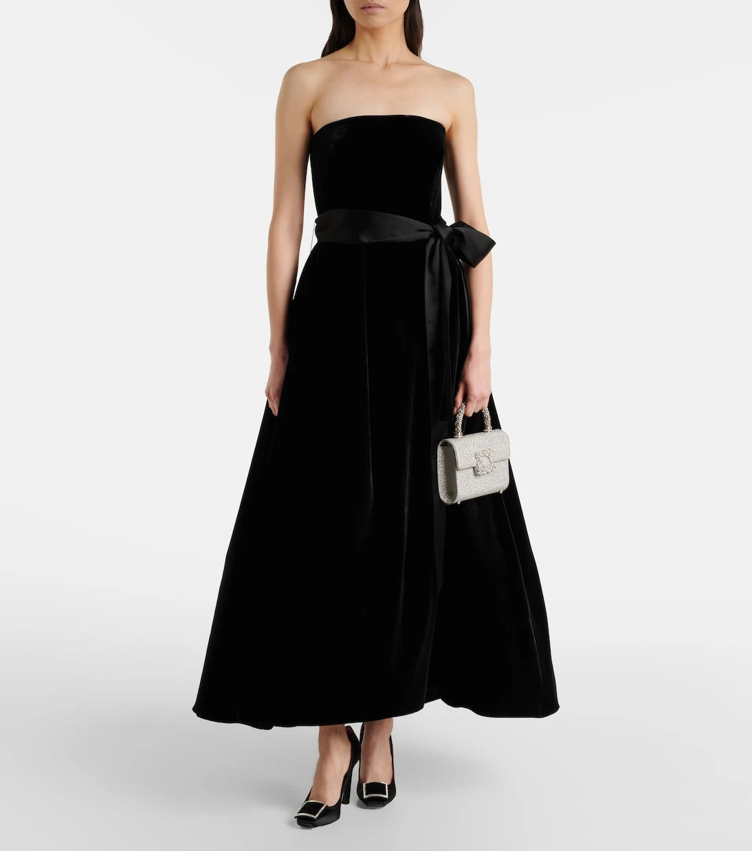 Roger Vivier - Jewel Efflorescence Mini glitter tote bag