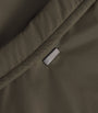 Green Water-Resistant Ecoage Bomber Jacket
