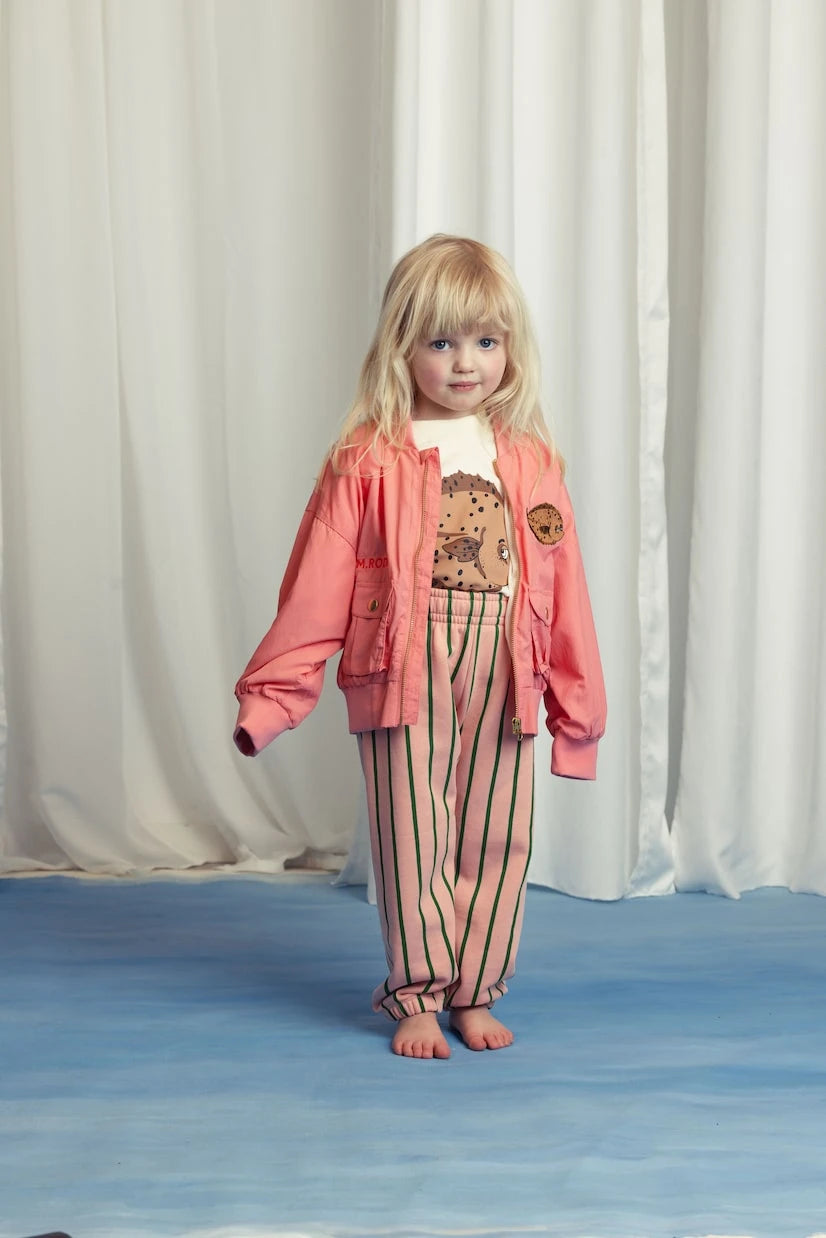 Mini Rodini - Flundra embroidered bomber jacket