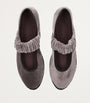 Flabelus Grey Velvet Mafalda Espadrilles
