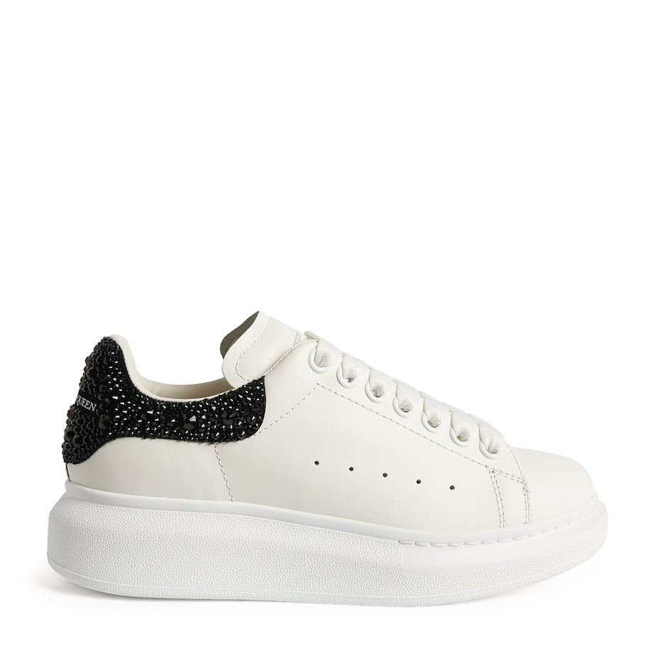 McQueen Nude Leather Oversized Sneakers