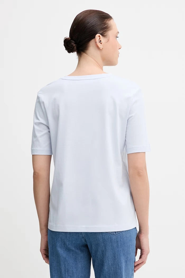 Lacoste basic kadın pamuklu tişört