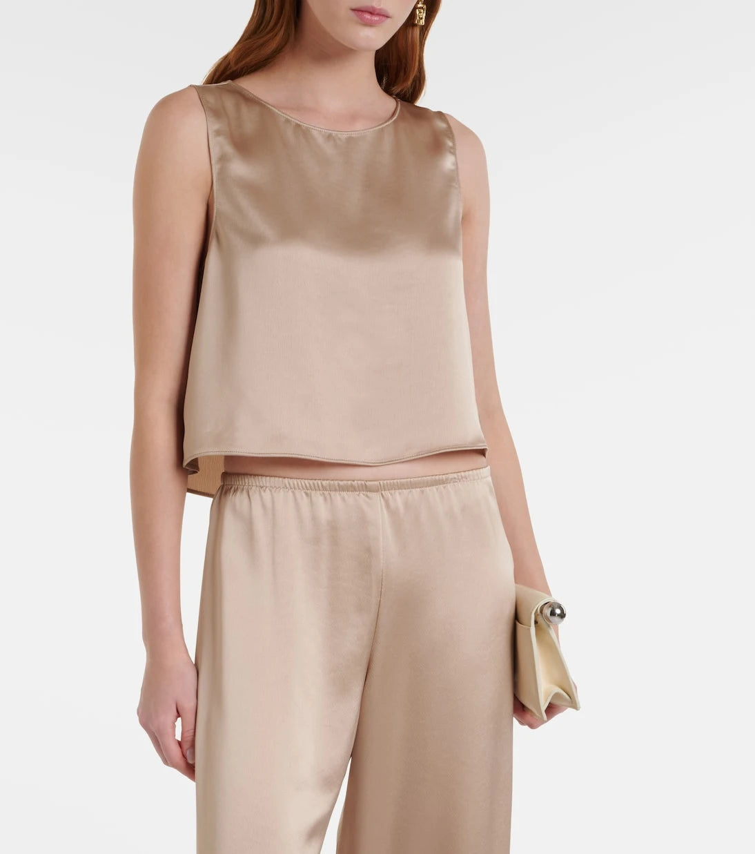 Leset - Barb satin top