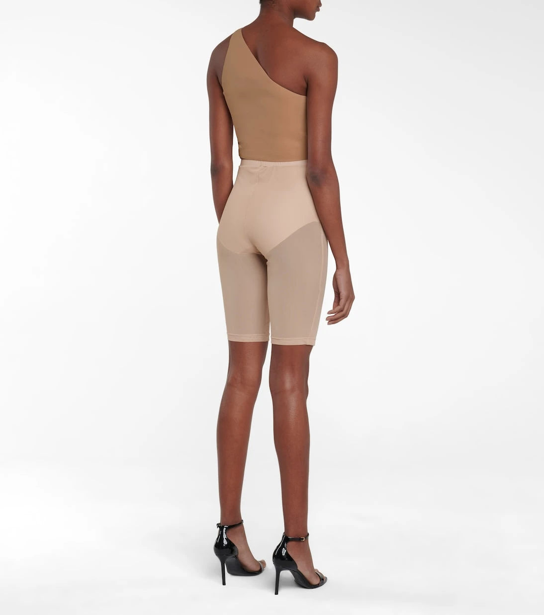 David Koma - Mesh jersey shorts