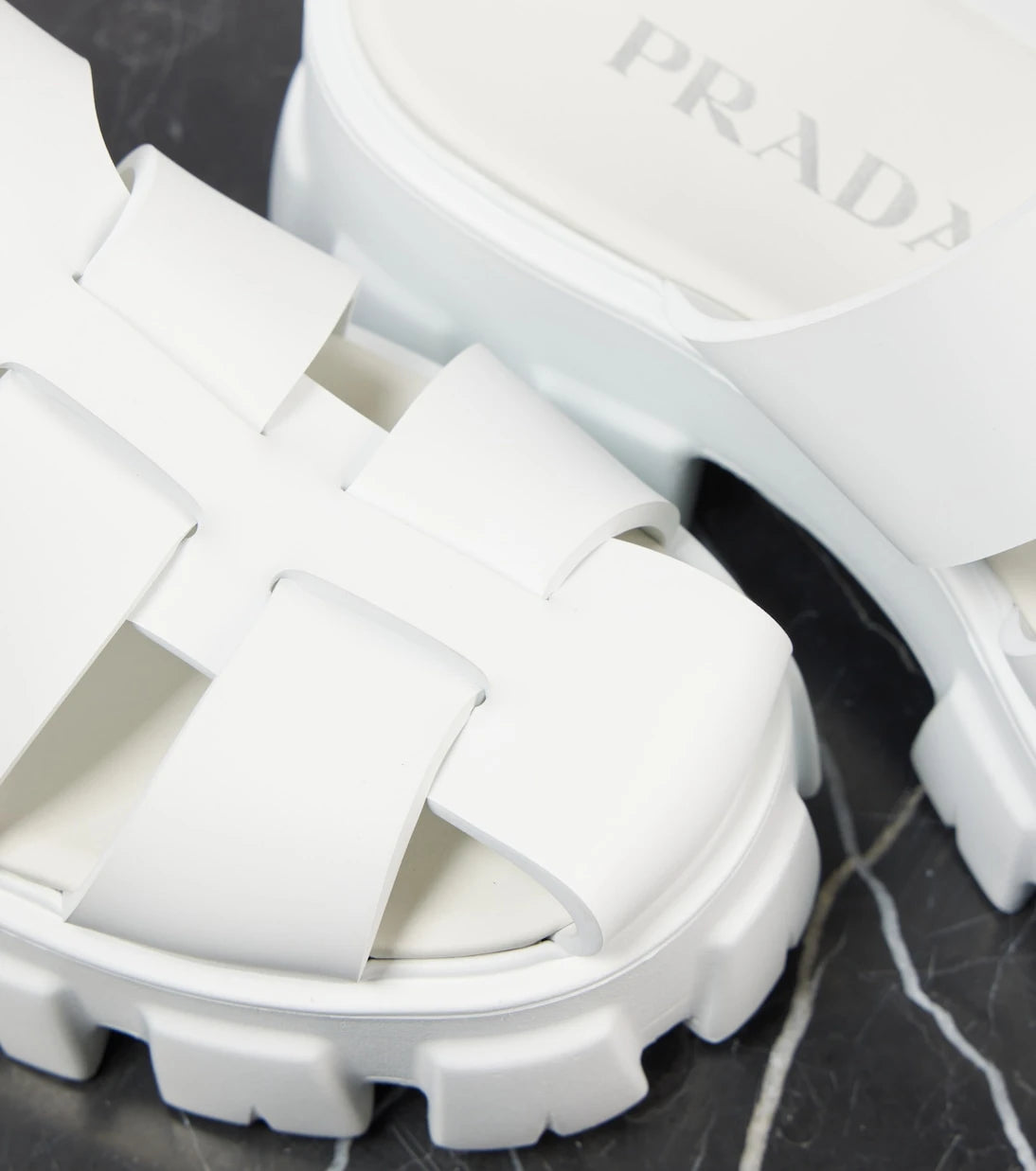 Prada - Platform fisherman sandals