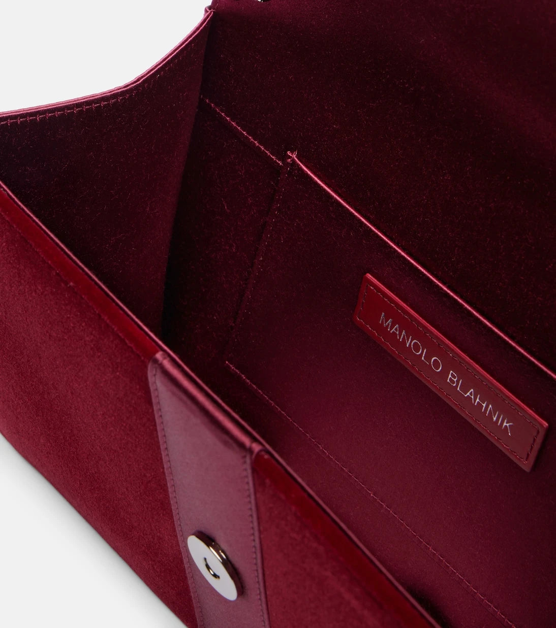 Manolo Blahnik - Capri embellished velvet clutch
