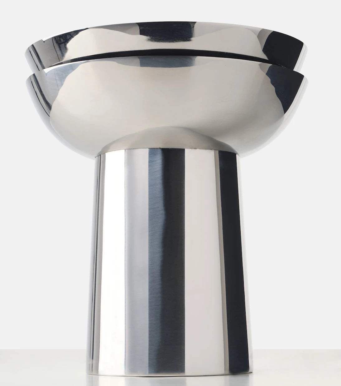 Louise Roe - Fountain 02 stainless steel vase