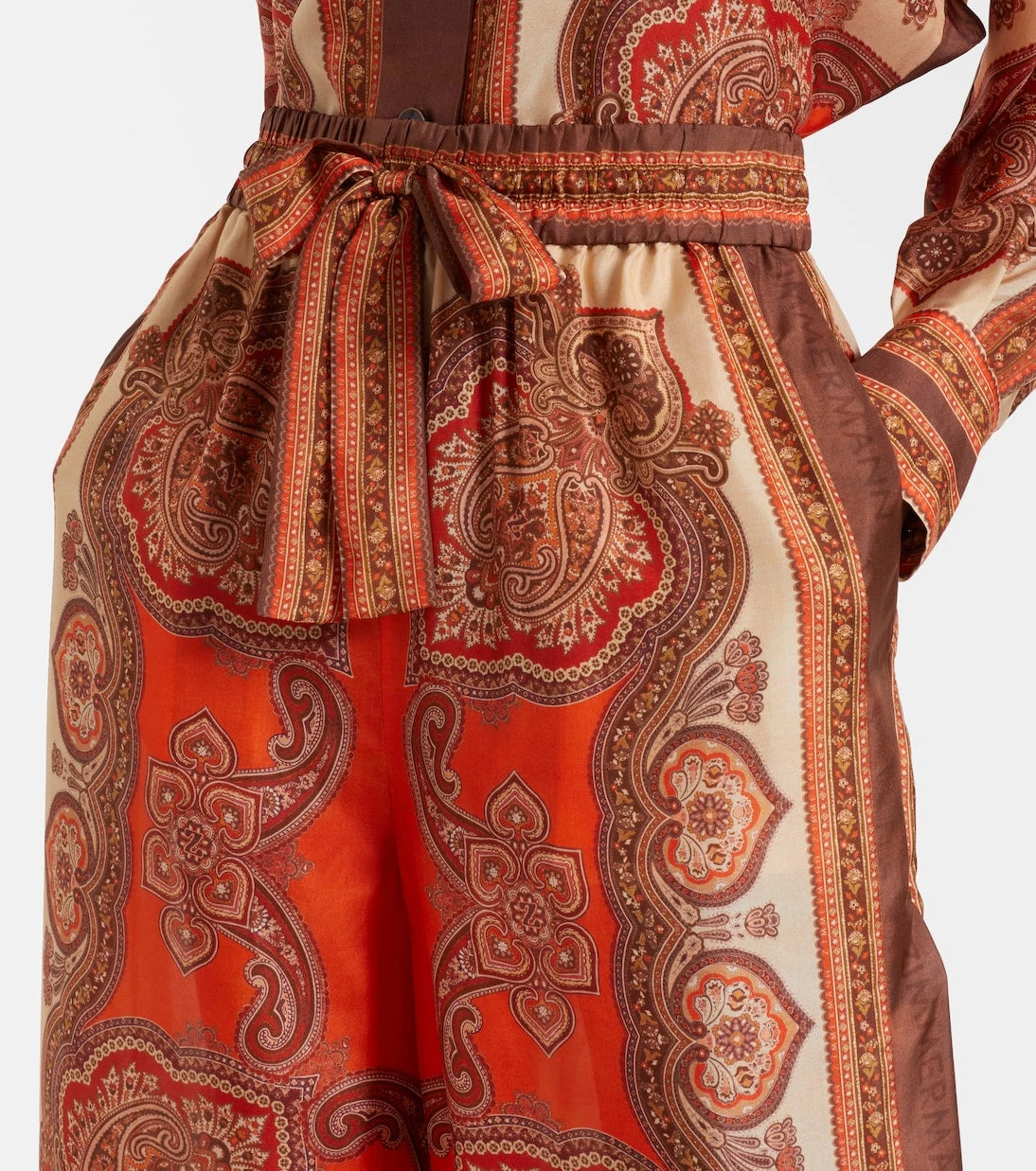 Zimmermann - Mahon paisley silk palazzo pants