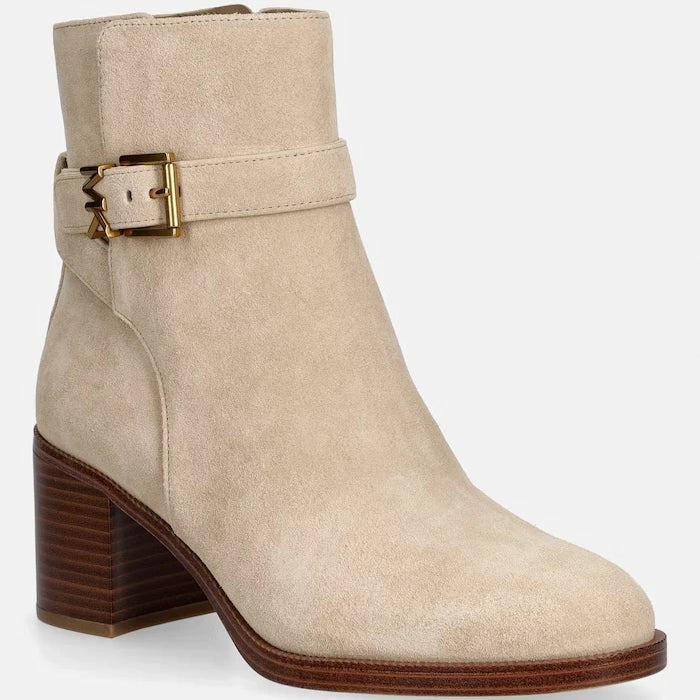 MICHAEL Michael Kors боти дамски от велур Rachel Heeled Bootie